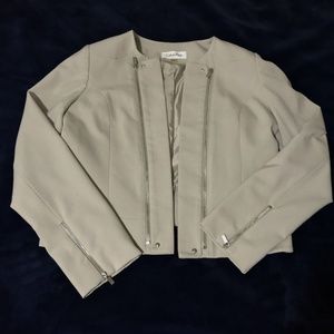 Calvin Klein Zipper Detailed Blazer